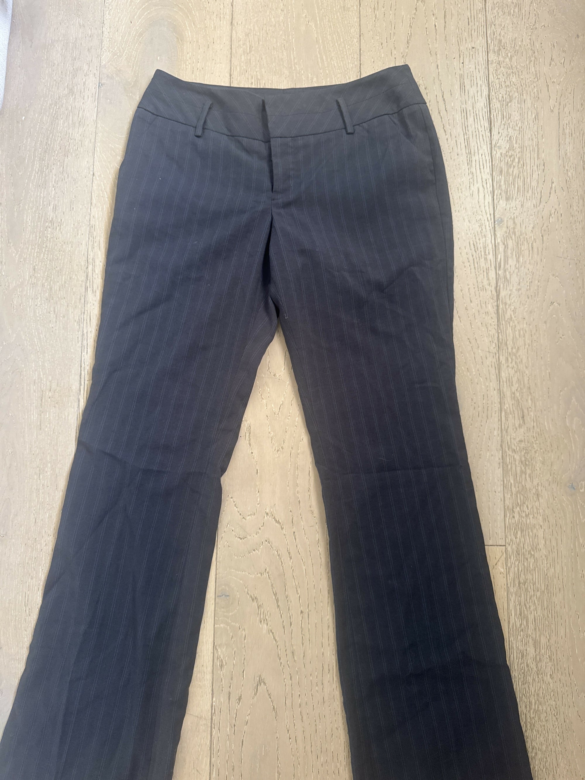 Striped work trousers